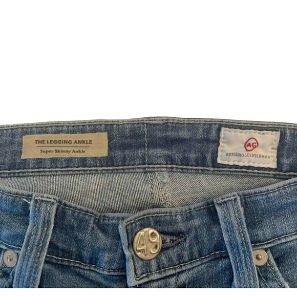 AG Adriano Goldschmied Denim The Legging Super Skinny Ankle size 26R - Picture 4 of 4